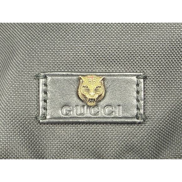 Gucci Animalier Tiger Head Backpack Black with Black Hardware - Picture 11 of 16